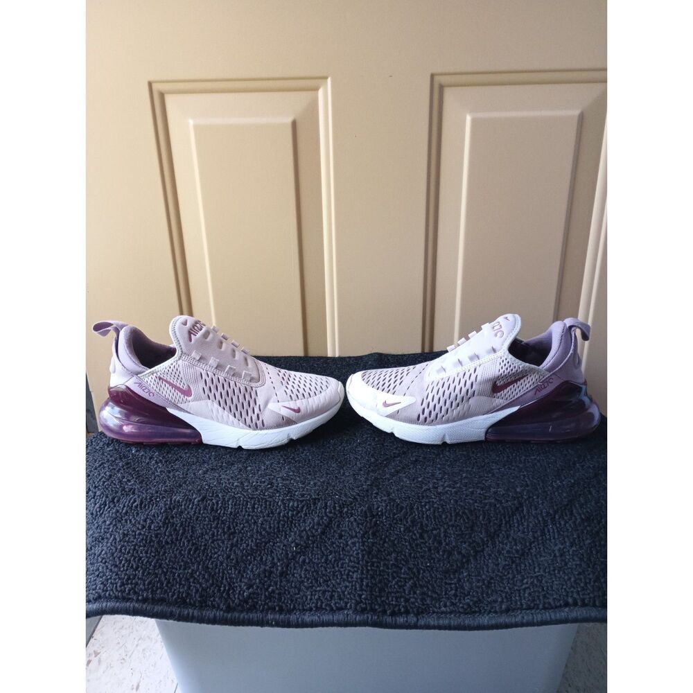 Nike Air Max 270 Women's Sneakers – Light Pink/Dusty Plum – Size 7.5 - Picture 4 of 7